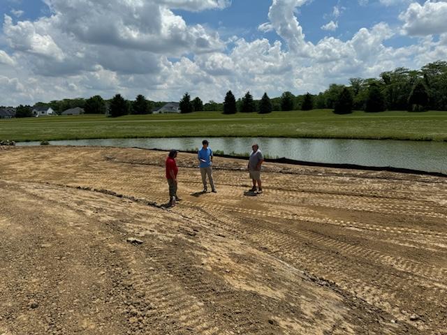 LeyCompany's tweet photo. Off to a great start over at @NorthStarGolf Kevin Wagner's got the two chipping greens and a bunker all shaped in. @technicalchoice @tom_campbell66 @RainBirdGolf @SiteOneSupply @GCBAA https://t.co/x1onllwDmJ