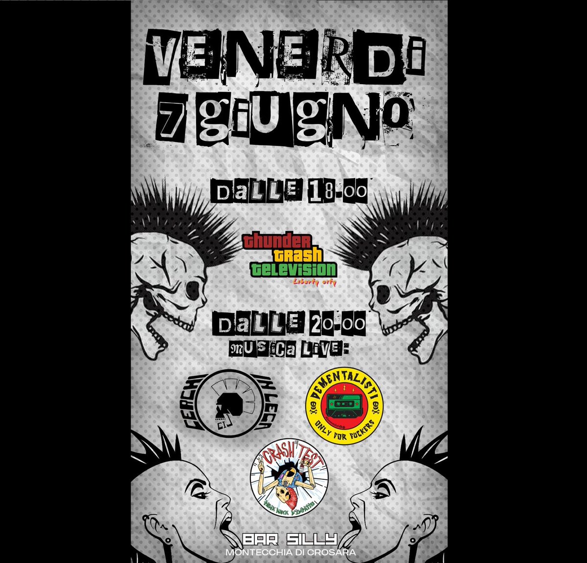 Al concerto dell’idiozia tutte le date sono sempre sold out.
Vi aspettiamo venerdì al bar_silly_montecchia con i dementalisti e crash.test_punkrock ...sciaooooo!!!😎

#montecchiadicrosara #punkitaliano #veneto #montebellovicentino