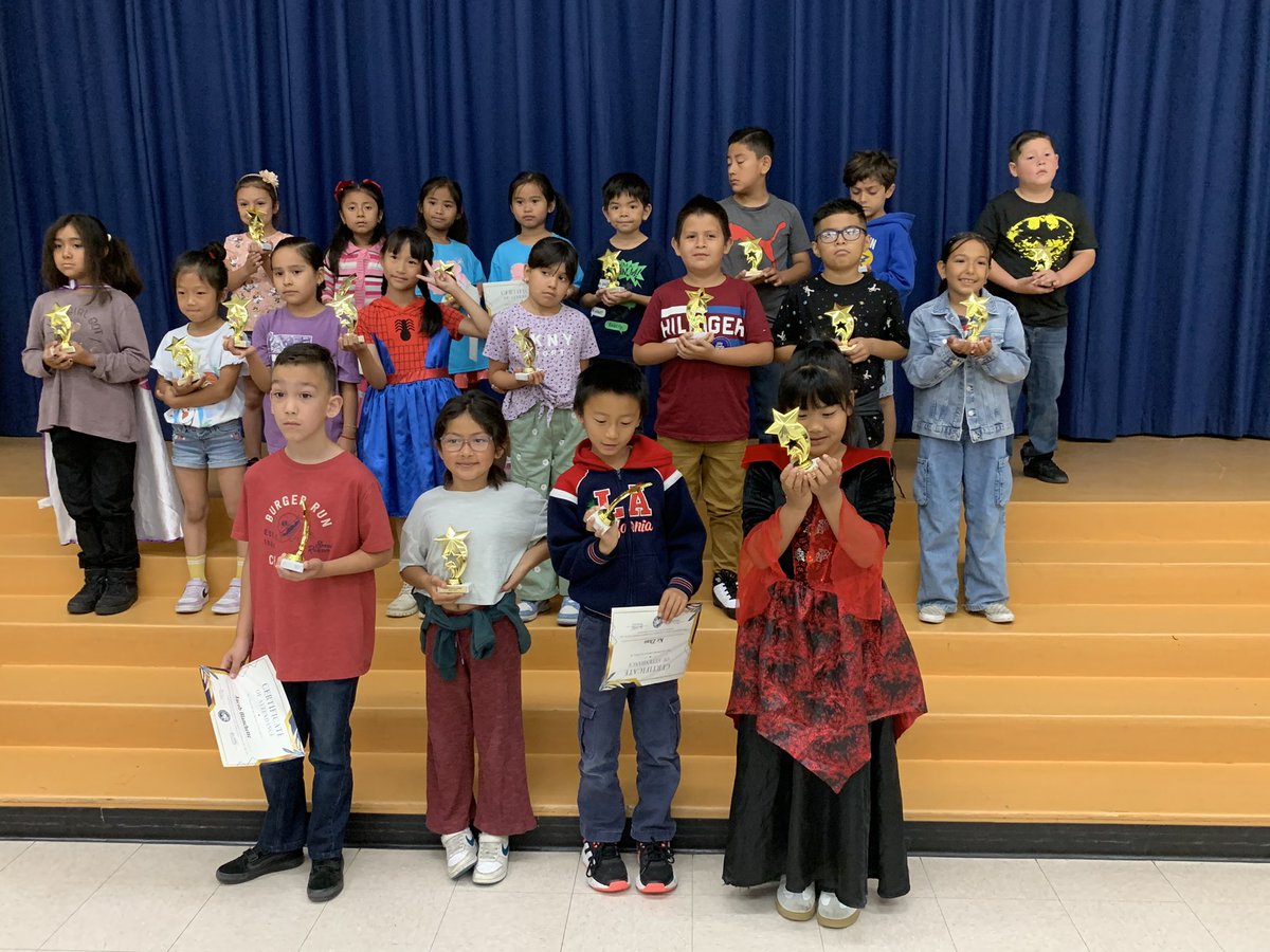 These <a href="/RascalPride/">Rowland Elementary</a> Students are recognized for good attendance the entire school year at your end of year assembly. Thank you caregivers for your support throughout the school year!  #WeAreRUSD.