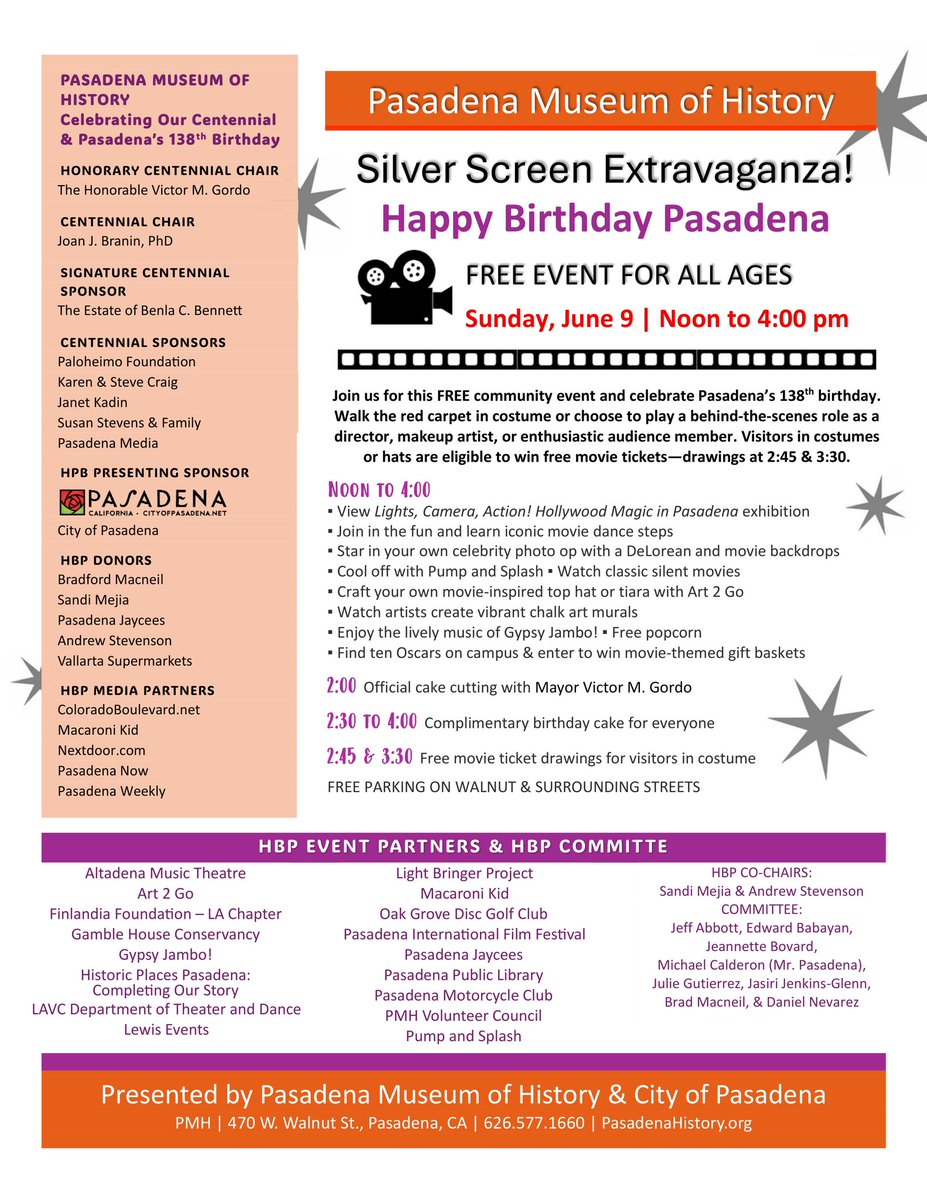 This Sunday - June 9. Free! Fun! Family-friendly!