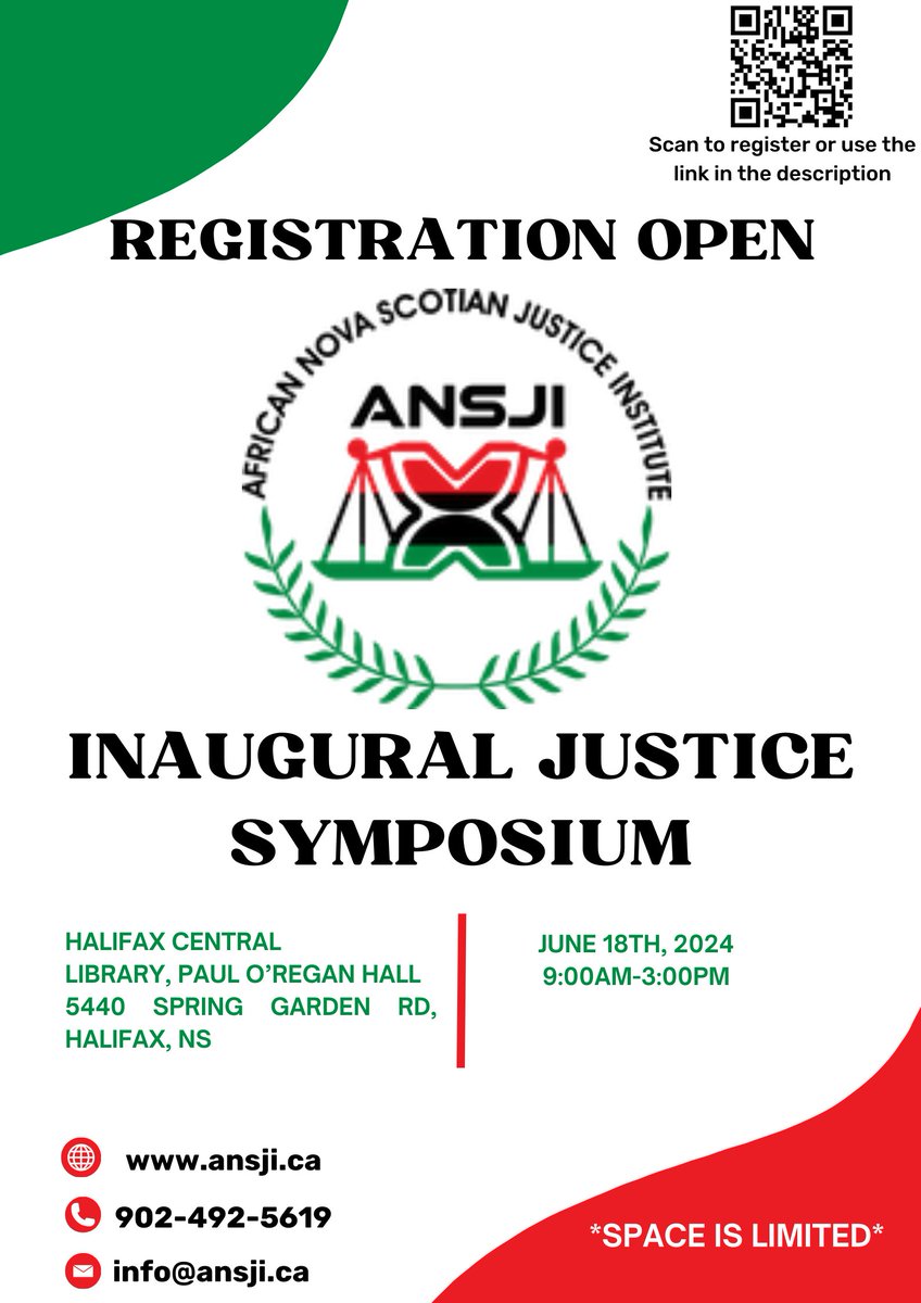 Hello Community! 

We extend a warm invitation to our inaugural Justice Symposium, scheduled for June 18th, 2024. 

REGISTRATION LINK: forms.office.com/r/DYQtG7nhVz