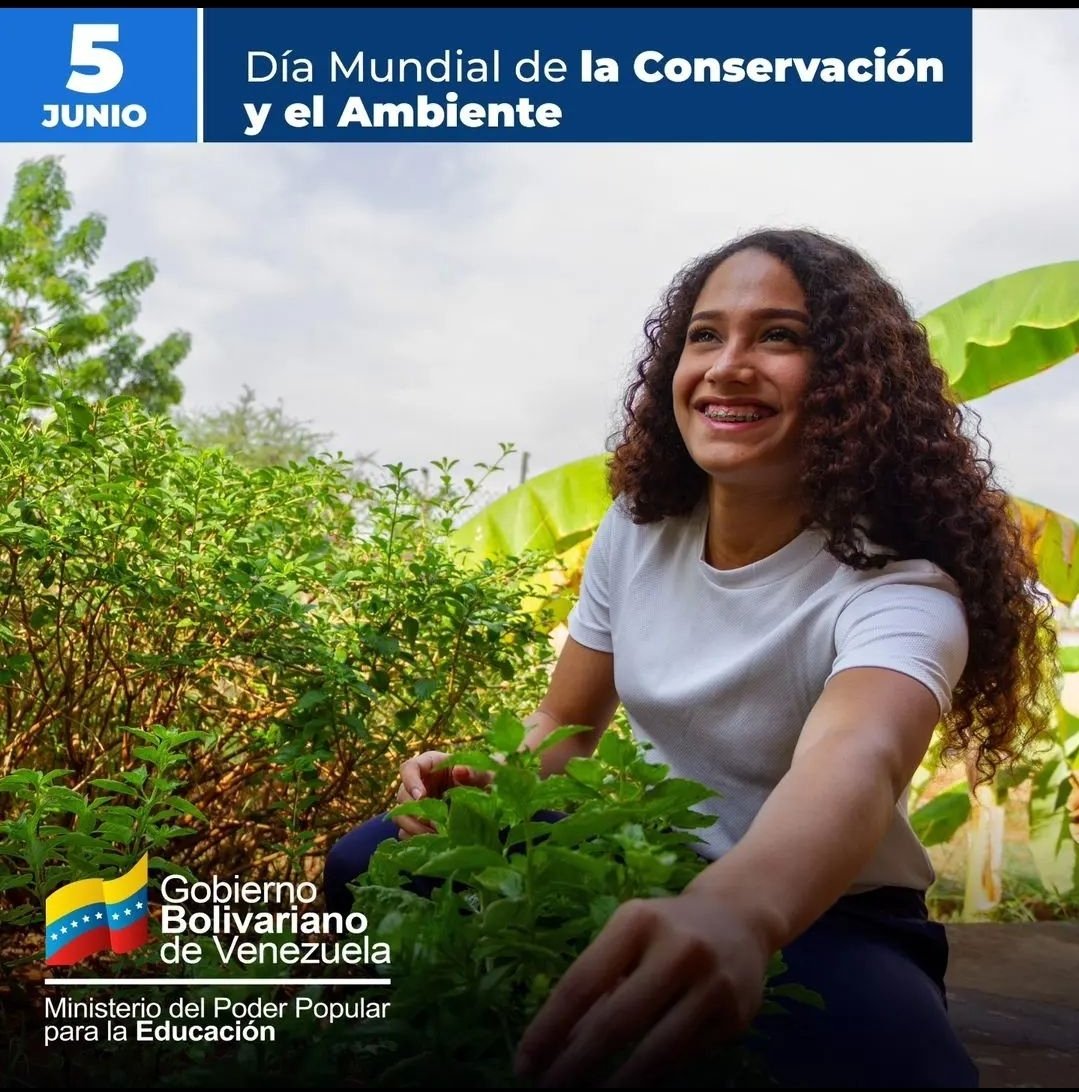 El Día Mundial del Medio Ambiente en este año 2024 se centra en restaurar las tierras, bajo el lema "Nuestras tierras. Nuestro futuro. Somos la #GeneraciónRestauración".
Nos invita a reflexionar sobre la importancia de proteger nuestro planeta. 
#PuebloMaduroDePaz 
<a href="/NicolasMaduro/">Nicolás Maduro</a>