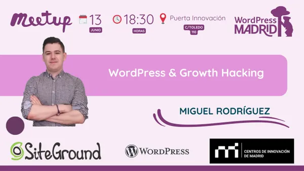 ¿Nos vemos la semana que viene?

🚩 Madrid, jueves 13 a las 18:00🚩

Wordpress &amp; Growth Hacking : Cómo utilizar Wordpress para hacer Growth  con casos prácticos.