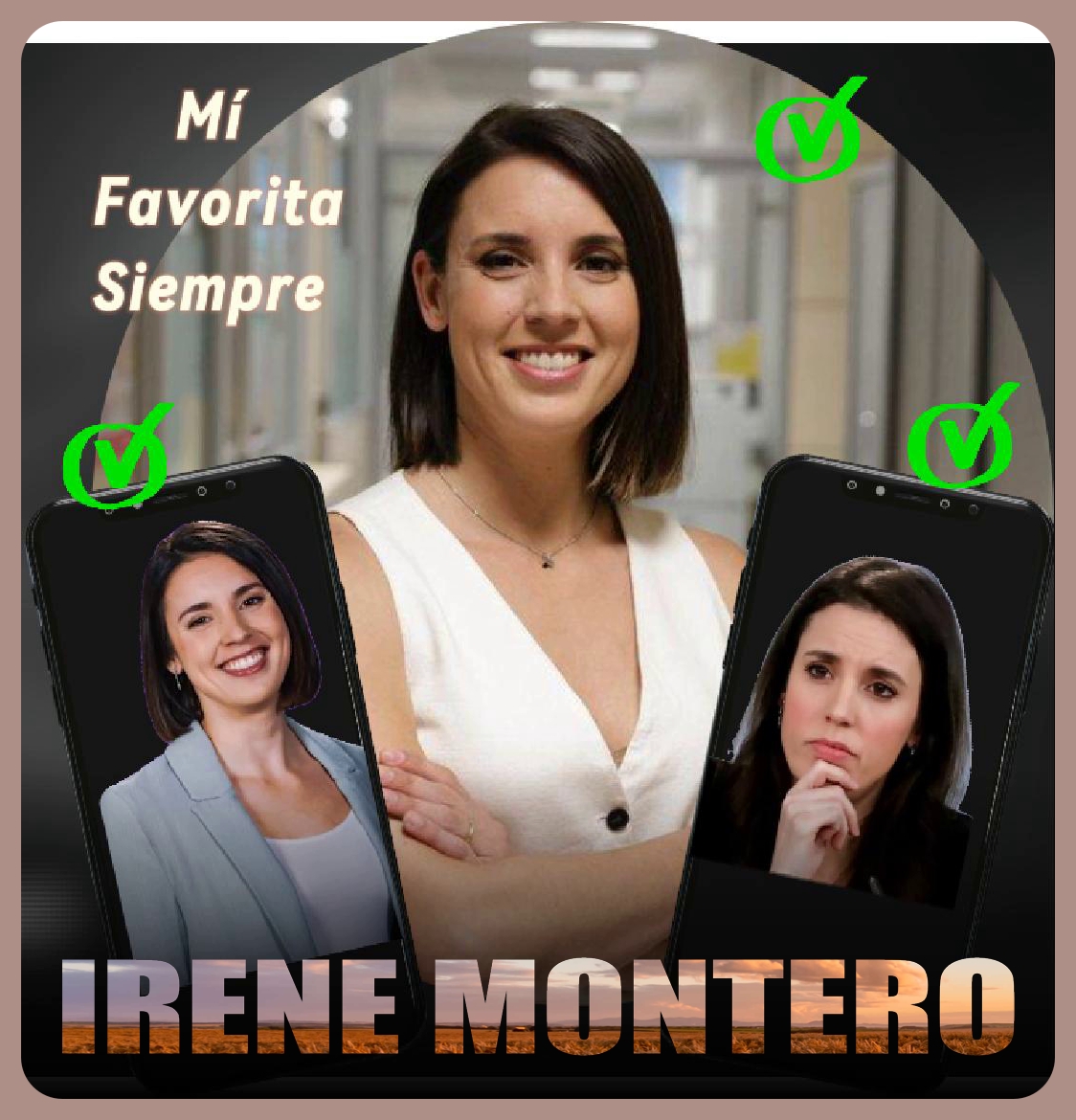 @IreneMontero 🔸Con esa ternura y sensibilidad que te roba el corazón
🔸@IreneMontero  Mí Favorita Siempre #YoConIreneMontero 🔸#EleccionesEuropeas #AhoraMasQueNunca  #IreneMonteroAEuropa  #SiSePuede   #VotaPodemos  #UEelections2024