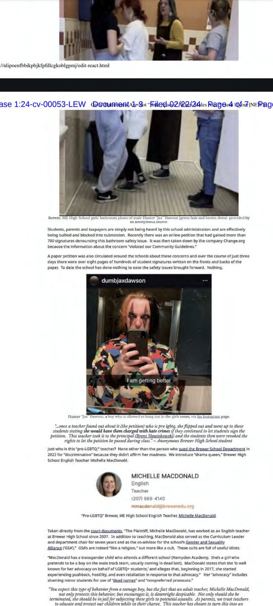 Nicoletta0602's tweet photo. I'm so sad to post that warrior dad @ShawnMcBreairty took his life. 

Brewer School Dept threatened to sue him if he didn't edit his article, "Girls Bathrooms Are Not 'Safe Spaces' When Males Are Present."

Repost the article👇🏻in memory of Shawn. Don't let the bullies win. 1/5 https://t.co/qsyVtY6uma