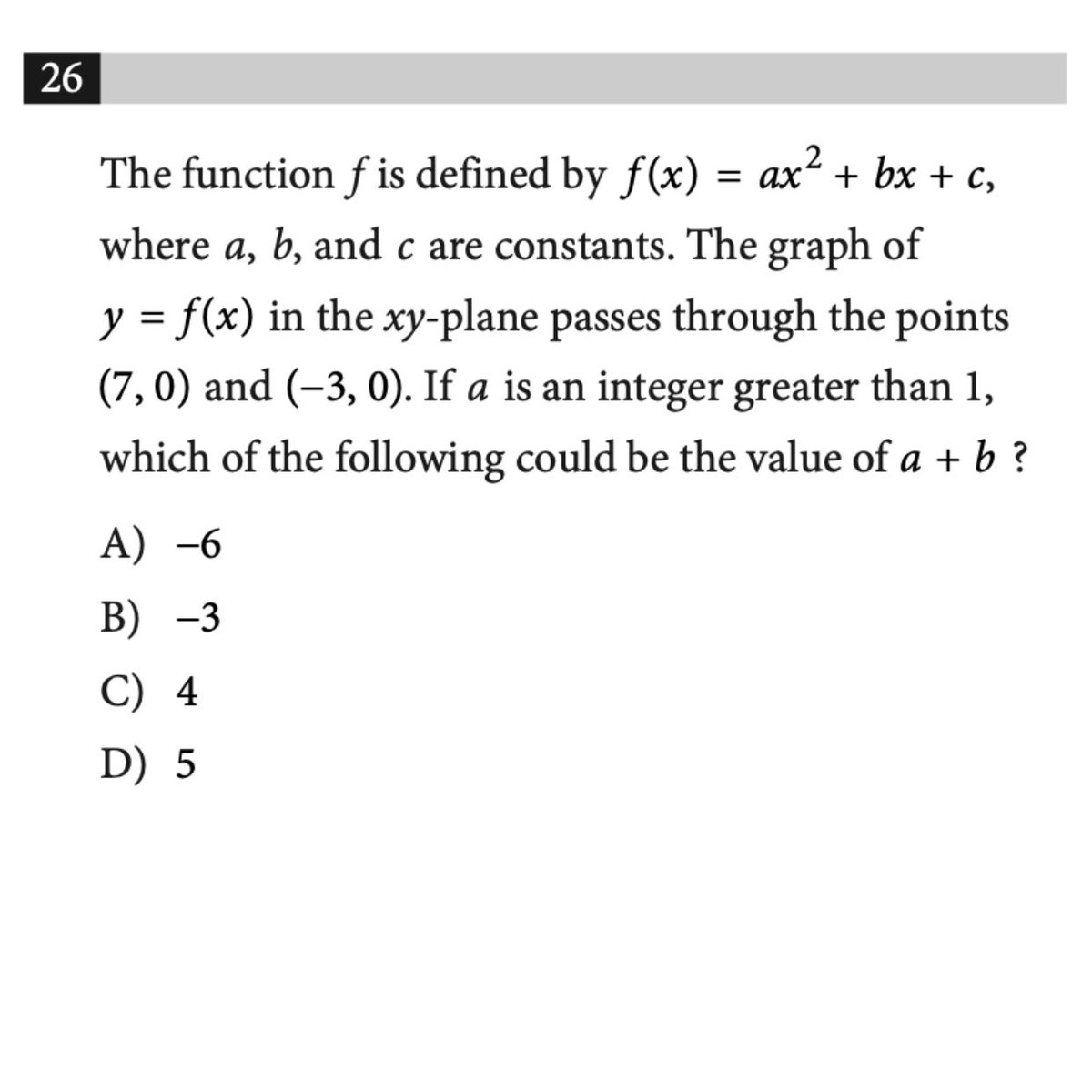 satactnaples's tweet photo. A very tricky question that starts off easy, then throws a curve ball. Make sure you take note of the fact that they are looking for a > 1. But there is a simple solution to meet that requirement!

#satprep #satpreparation #satmath #satmathtutor #sattutor #sattutoring #sattest https://t.co/EPAZSgRshr