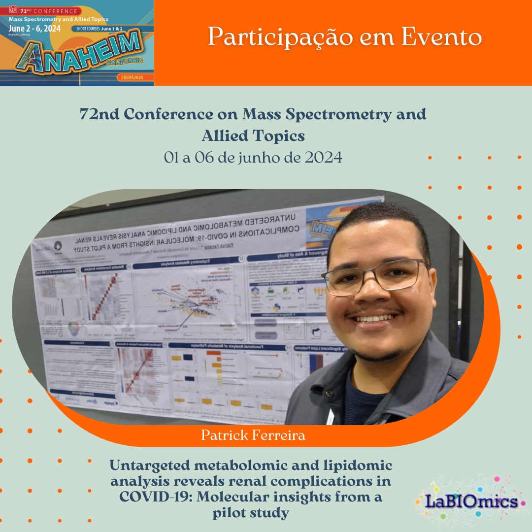 Our PhD student at #ASMS2024 presenting his work. Congratulations <a href="/patrickcf_/">patrick</a>  #Metabolomics #Lipidomics #ASMS #Covid19