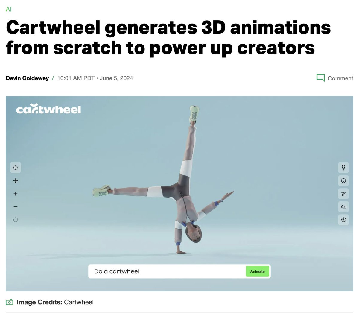 andrew_n_carr's tweet photo. Building Cartwheel has been immensely satisfying thus far. I'd like to write a little bit about our mission and goals. Thanks to @TechCrunch for the article - let's go... https://t.co/TcMKPfoAPk