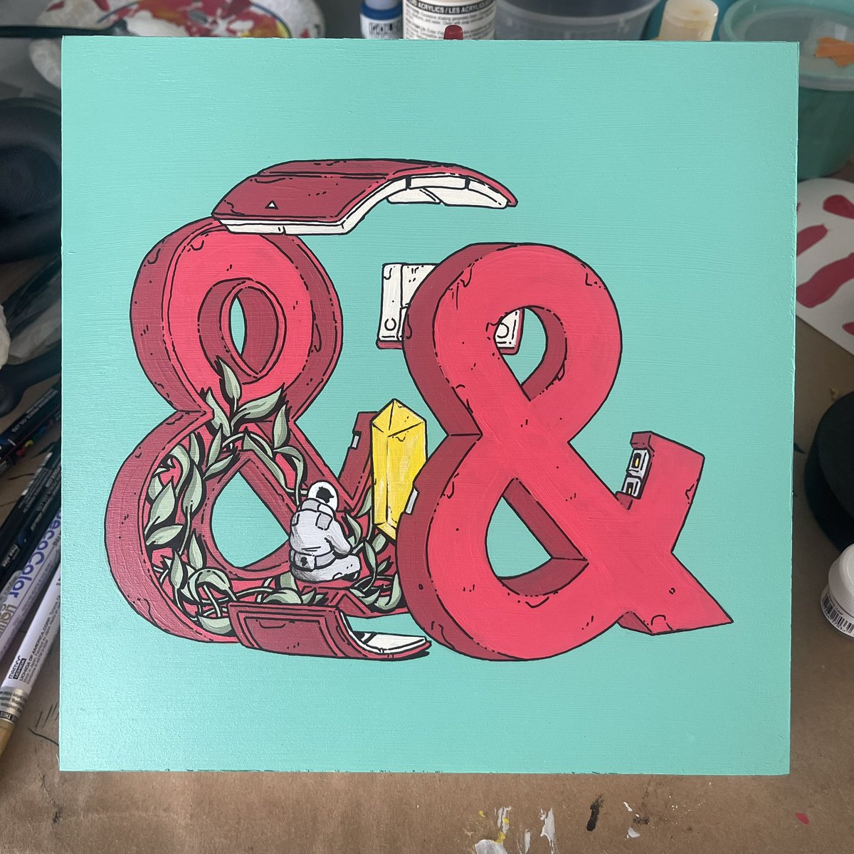First physical painting in 10+ years

To be displayed at The Ampersand Experience in Las Vegas November 2024

I’ve wanted to work with <a href="/knowngallery/">knowngallery</a> for as long as I can remember

Forever grateful to be a part of this show with so many incredible artists - many of which are