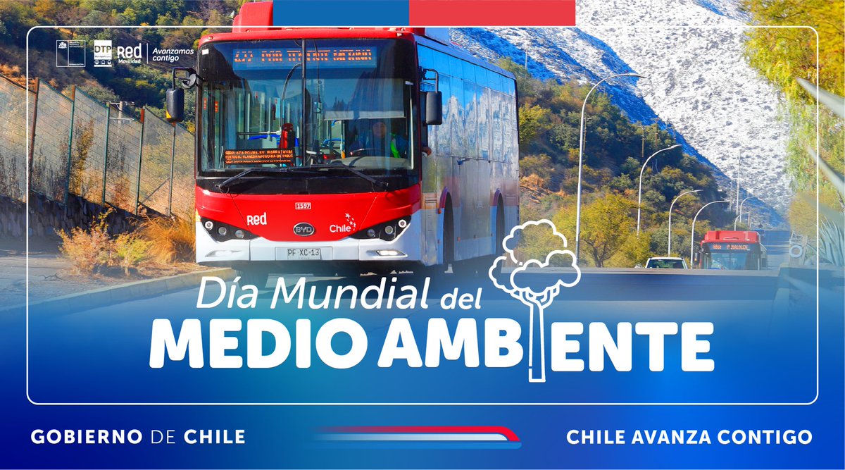 DTPMet's tweet photo. #DíaMundialDelMedioAmbiente 
Nos movemos por el cuidado del medio ambiente, entregando un transporte que mejore la calidad de vida de las personas. Apostamos por una alternativa sostenible con los 2.480 buses eléctricos RED que hoy recorren las calles de la capital⚡🌿🚌 https://t.co/KrHOxfGdjV