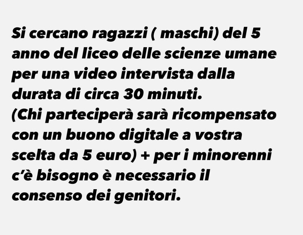 Solo siciliani però, se potete o se conoscete  mi fareste un grande favore🫠