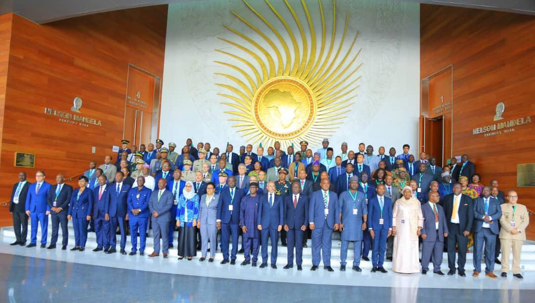 SarjohBah3's tweet photo. At the Ministerial #STCDSS, I called for inclusive governance in member states & equitable #multilateralism to address UCGs & mitigate the effects of threats such as fallouts of the Russia/Ukraine conflict & Israeli war in Gaza. These are critical to Africa’s security & stability https://t.co/n8wpAChCw7