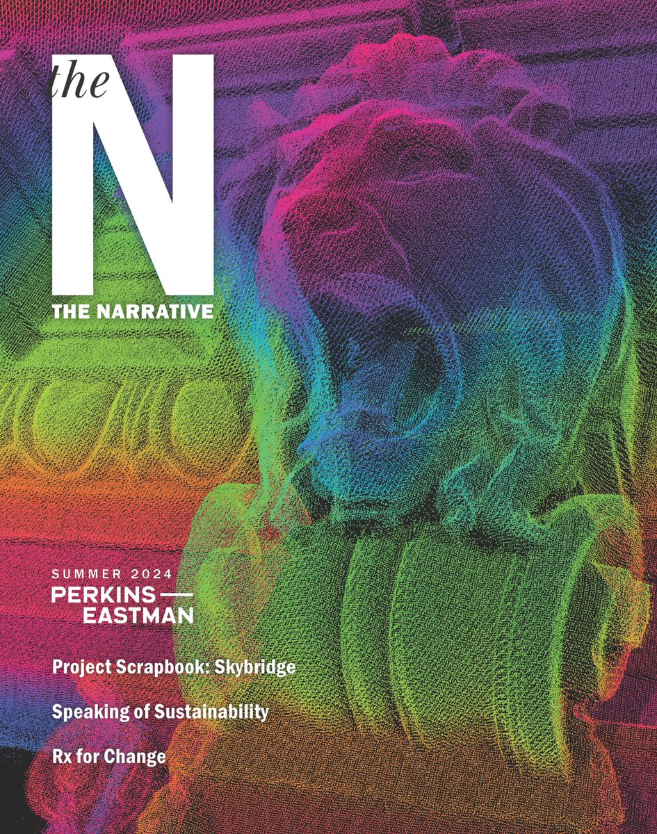 BIG NEWS! The Summer 2024 issue of #TheNarrative, Perkins Eastman’s annual magazine that captures our culture, reflects our priorities, and celebrates our people and design, is now live: perkinseastmanthenarrative.com/summer2024/