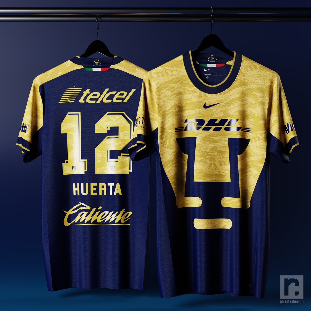 Pumas UNAM × Nike || Away Shirt Concept 🔵🟡🇲🇽
Concepto  de camiseta visitante de los Pumas de la UNAM, con un diseño inspirado  en el mural de la fachada del Estadio Olímpico Universitario.
.
.
#footballdesign #soccerdesign #footballkits #footballkitdesign #Pumas #LigaMX #Nike
