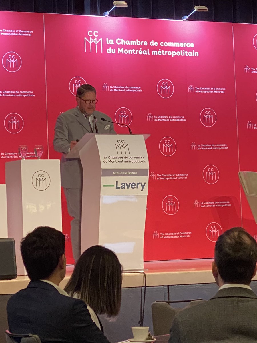 LongpreMario's tweet photo. Excellente préssentation d’Eric Martel CEO de @Bombardier à la Chambre de Commerce du Montréal Métropolitain 
@chambremontreal 
#pwc_canada #ccmm https://t.co/KtRroXr1TR
