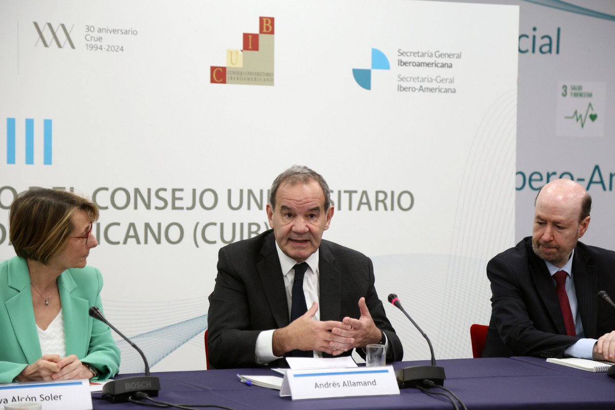 ANUIES's tweet photo. A fin de impulsar la cooperación Iberoamericana en educación superior, ciencia, tecnología, e innovación, la #ANUIES participa en el XXIII Pleno del Consejo Universitario Iberoamericano, #CUIB, con la anfitrionía de la @SEGIBdigital https://t.co/Foesgrzs6j