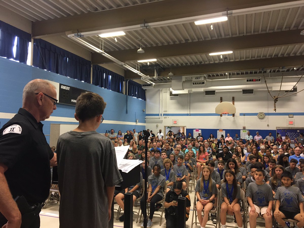 Amazing Van Zant 5th Grade LEAD Graduation today! 120 incredible students honored and recognized! Thank you Officer Kinner &amp; ETPD for your support &amp; this wonderful program. <a href="/EveshamSchool/">Evesham Township School District</a> <a href="/EveshamPD/">Evesham Police</a> <a href="/eveshamtwp/">Evesham Township</a>