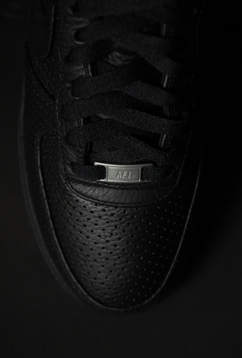SOLEFLY's tweet photo. Nike Air Force 1 SP #Perforated available tomorrow at both locations & online via https://t.co/Mmbkey08Nd $140 USD https://t.co/0BERjIIxO7