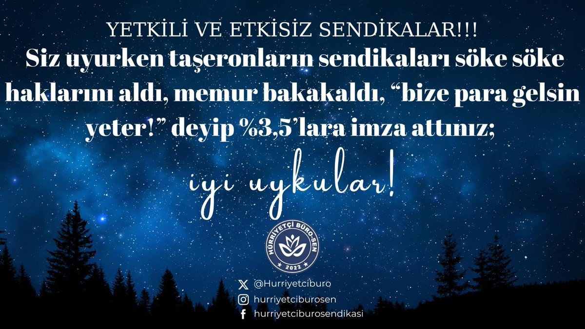 Hürler Geliyor
Hürriyetçi Büro Sen