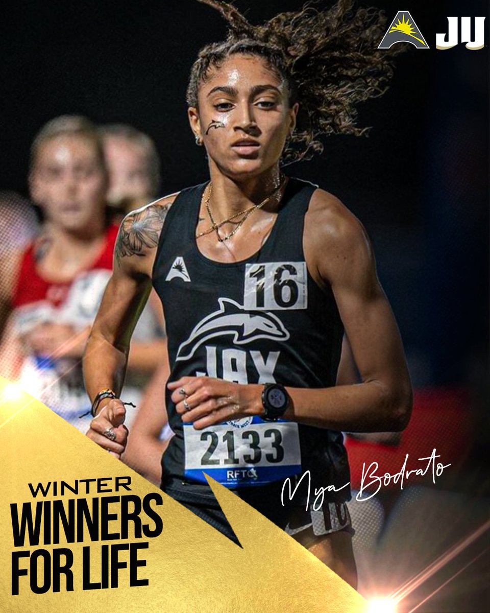 Atlantic Sun Conference (@asunsports) on Twitter photo ⭐️𝐖𝐢𝐧𝐧𝐞𝐫 𝐟𝐨𝐫 𝐋𝐢𝐟𝐞⭐️
A round of applause for <a href="/JAX_XCTF/">Jacksonville XCTF 🥇</a>'s Mya Bodrato on being named an <a href="/ASUNSports/">Atlantic Sun Conference</a> Winner for Life! 💯👏
#ASUNBuilt | #JUPhinsUp 🐬 ⭐️𝐖𝐢𝐧𝐧𝐞𝐫 𝐟𝐨𝐫 𝐋𝐢𝐟𝐞⭐️
A round of applause for <a href="/JAX_XCTF/">Jacksonville XCTF 🥇</a>'s Mya Bodrato on being named an <a href="/ASUNSports/">Atlantic Sun Conference</a> Winner for Life! 💯👏
#ASUNBuilt | #JUPhinsUp 🐬