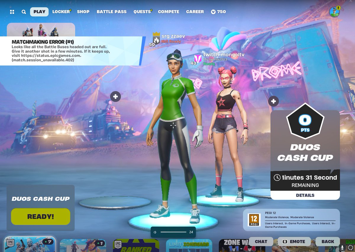 zzaevfv's tweet photo. we cant que (help) @FortniteStatus https://t.co/lrVJreOQuq