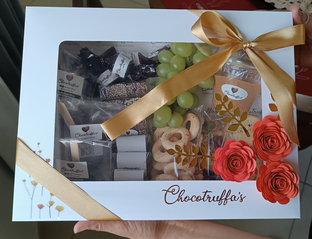 Le lleve un desayuno en caja de <a href="/Chocotruffas1/">Chocotruffas</a> a mi amiga hoy por su cumple. Tenían que ver su cara de felicidad.