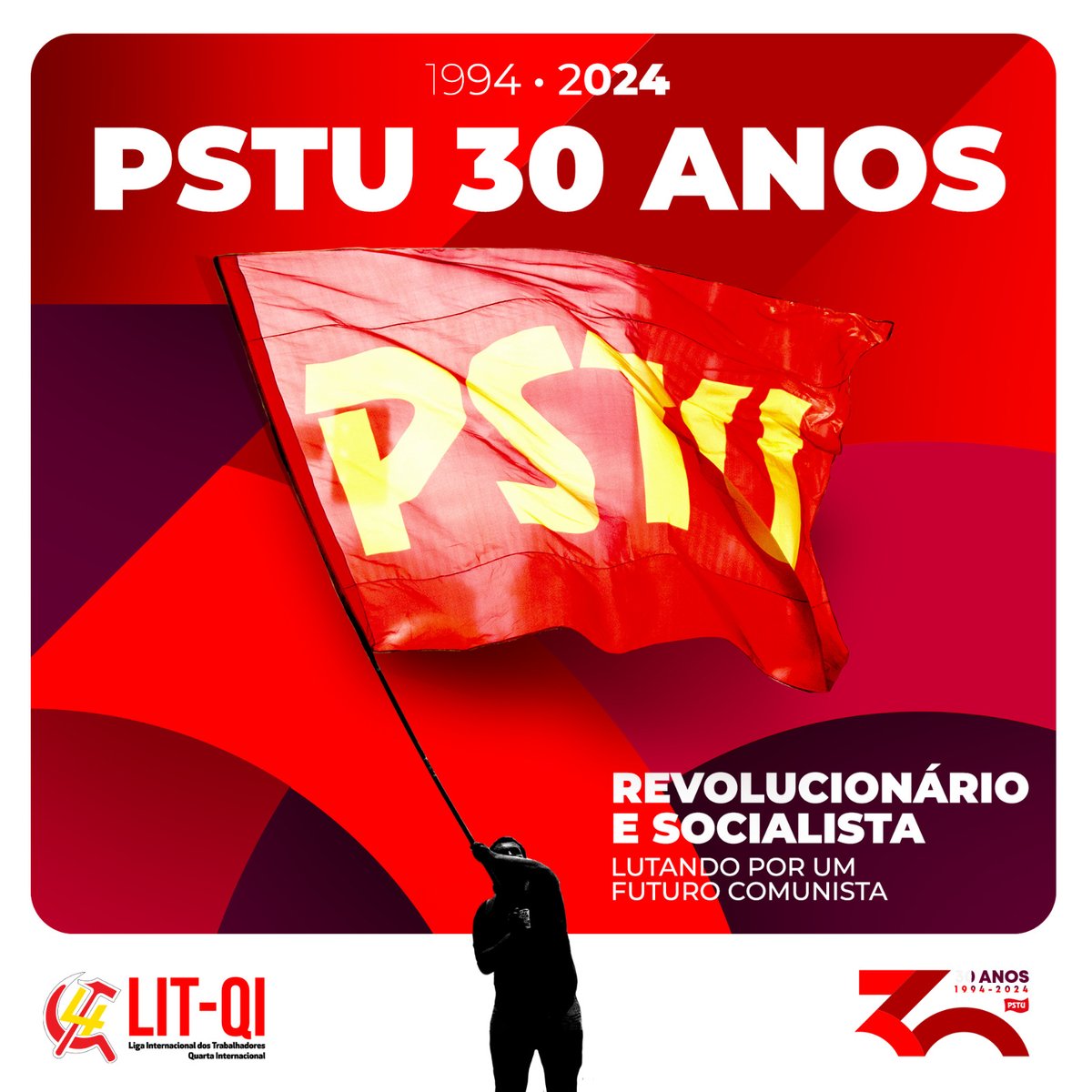 pstu's tweet photo. 🚩O PSTU completa neste 5 de junho 30 anos

Socialismo não é uma utopia, ou um sonho distante. É uma necessidade. E é o objetivo pelo qual existimos, e pelo qual tantos camaradas deram suas vidas

30 anos na luta pela revolução socialista, e um futuro comunista para a humanidade. https://t.co/guPZffMWyi