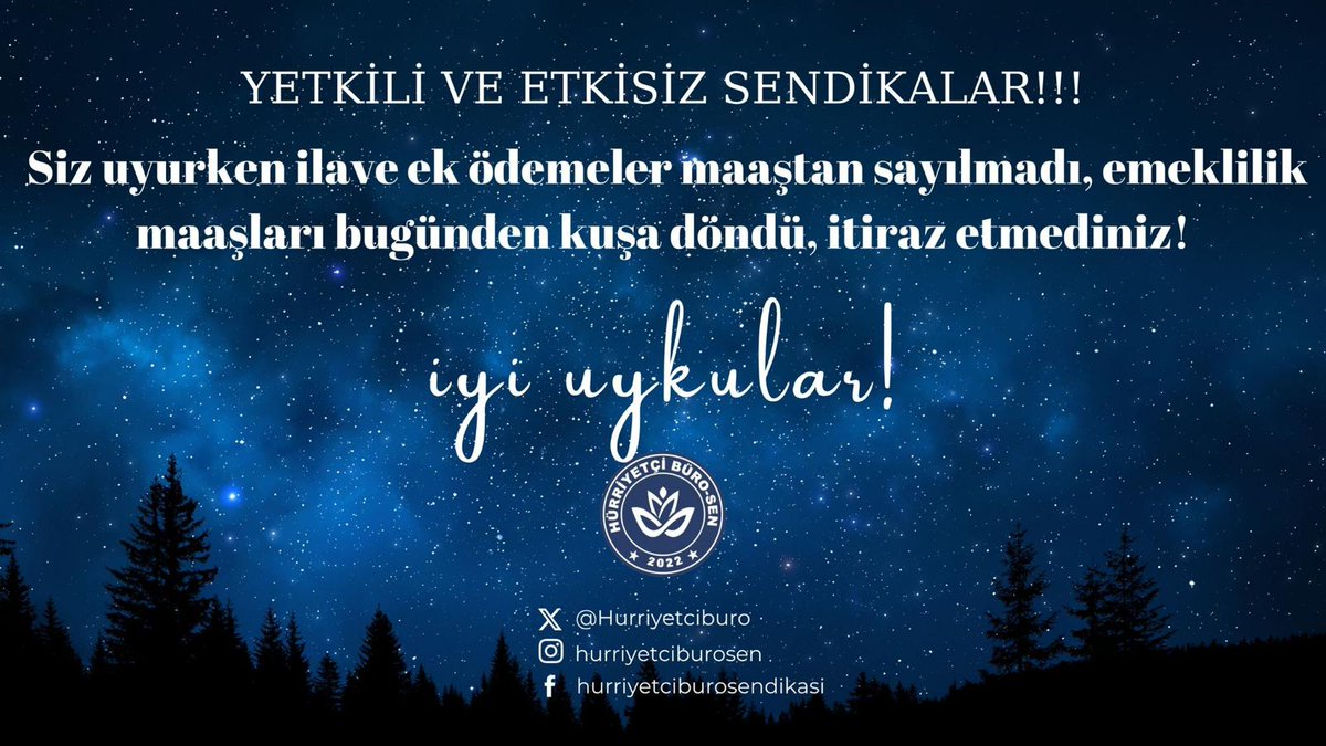 Hürler Geliyor
Hürriyetçi Büro Sen