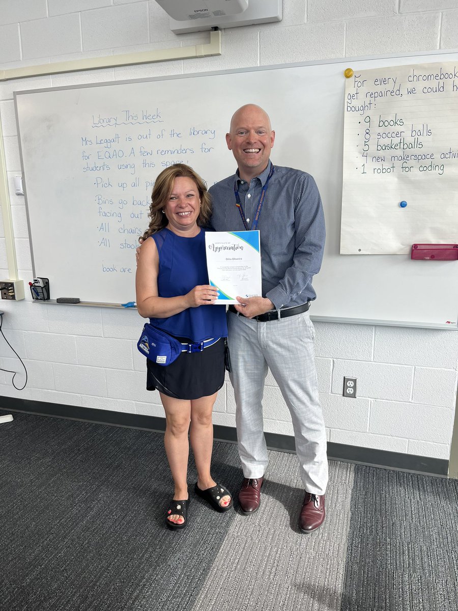marshview_ps's tweet photo. Today we celebrated Marshview Staff for their years of service with @SCDSB_Schools https://t.co/45e28TPEsN