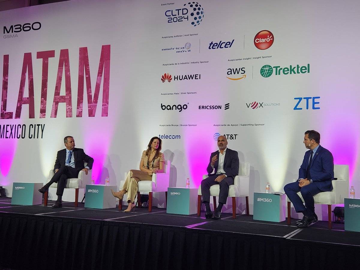 GSMALAC's tweet photo. "Las telcos se tuvieron que transformar en techcos. La regulación también tiene que transformarse en ese sentido, de lo analógico a lo digital".

📣 Roberto Nobile, CEO de #TelecomArgentina, en #M360 LATAM y #CLTD24. https://t.co/3p8Y8PIGRL
