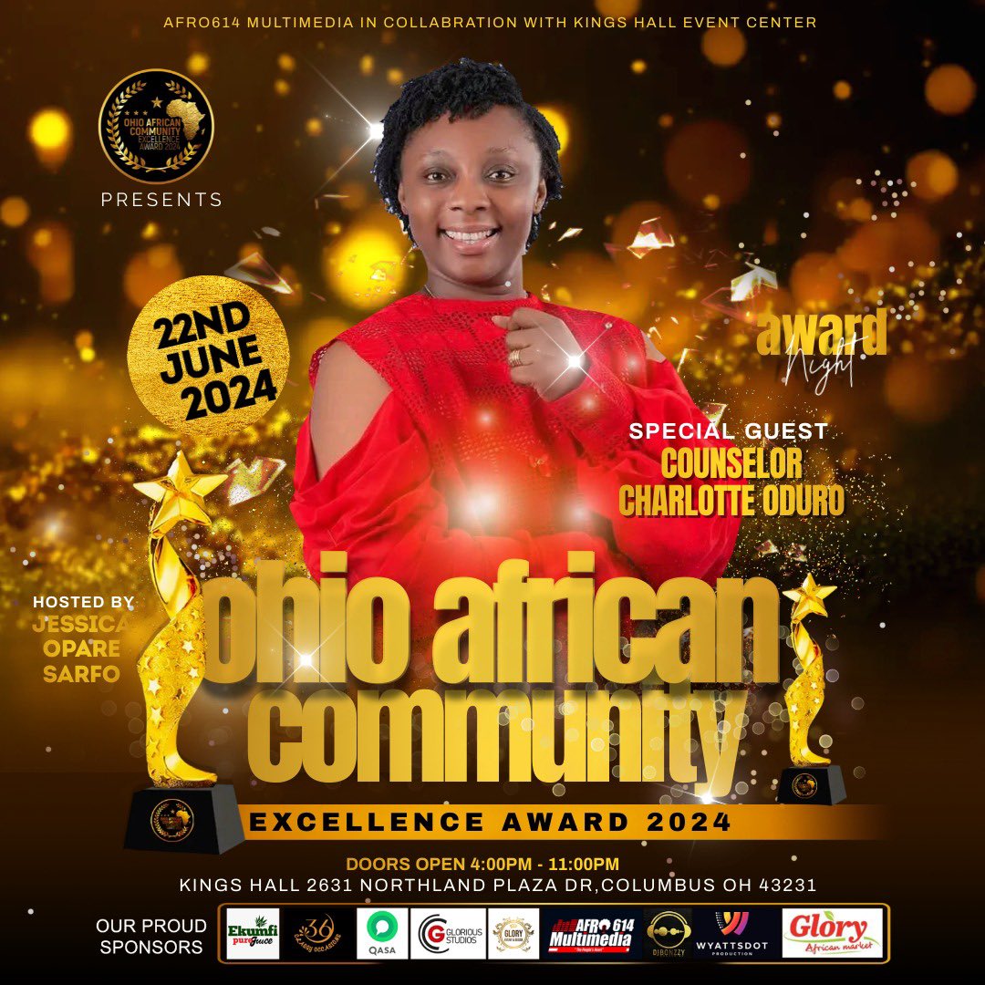 Ohio African Community excellence awards tweet media