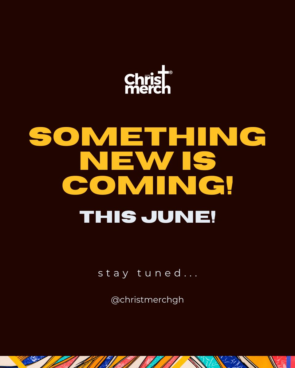 ChristMerchgh's tweet photo. We are giving back to our Christmerch family this June. 

Tell someone to tell someone else!

#Christmerch #Surprise #Apparel #June https://t.co/LxrHmx827J