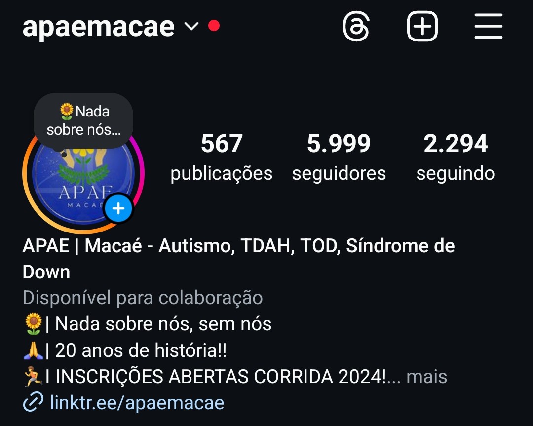 MacaeApae's tweet photo. Nos ajude a chegar nos 6000 Apaeanos! São 6000 famílias que atingimos e a meta é cada vez mais famílias alcançarmos. https://t.co/SP0dvsHGBq