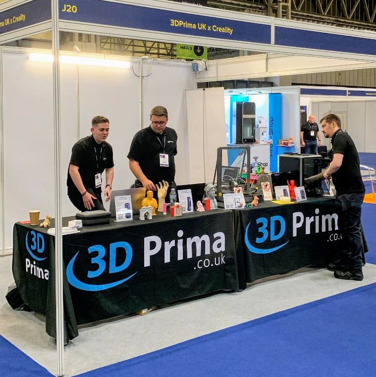 3DPrima's tweet photo. We're having a great time as always here at @TCT3Sixty, together with our partners @Creality3dP! 😊 

#3DPrima #TCT3Sixty #TradeShow #3DPrinting #3DPrinter #3DScanning #3DScanner #AdditiveManufacturing #Creality #3D #Birmingham https://t.co/DUIZsVJcab