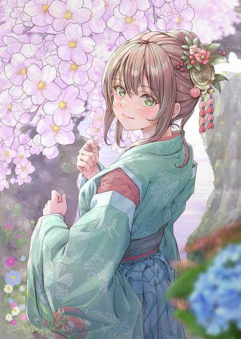 「頭に花 サッシュ」のTwitter画像/イラスト(新着)