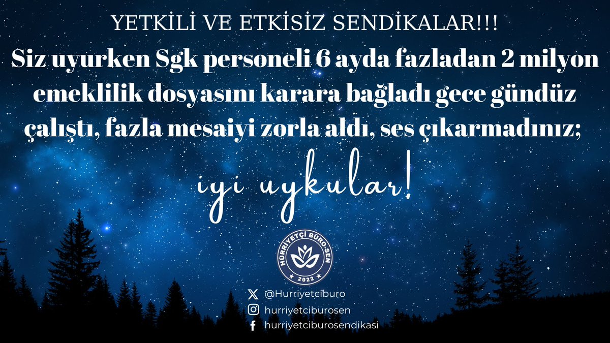 Hürler Geliyor
Hürriyetçi Büro Sen