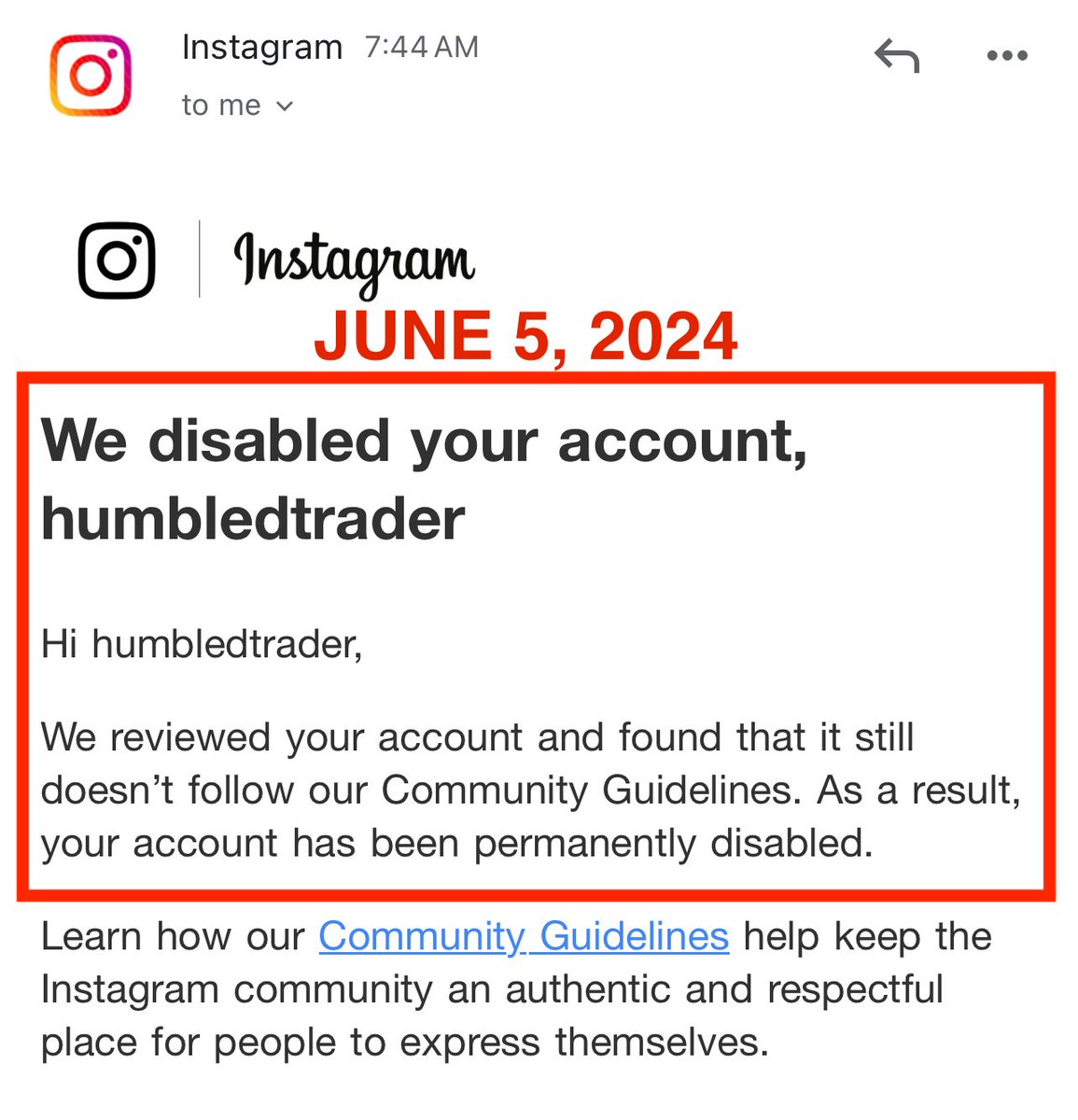 🆘Please HELP &amp; retweet: <a href="/Meta/">Meta</a> <a href="/InstagramComms/">Instagram Comms</a> <a href="/instagram/">Instagram</a>  falsely suspended my IG account again for the 4th TIME in the last 12 months!

See thread for screenshots... they got it wrong in June last year, and Feb 23, May 15 of this year...

The reason... impersonation, "account
