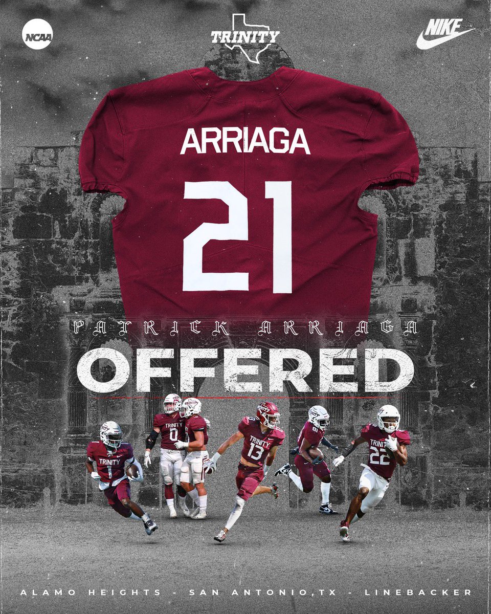 After a great conversation with <a href="/JerhemeUrban83/">Jerheme Urban</a>, I am blessed and honored to receive an offer to play football at Trinity University. Thank you for this incredible opportunity to continue my education and football. #CO2025 <a href="/Coach_Ricker/">Jordon Ricker</a> <a href="/ahmulesfootball/">AH Mules Football</a> <a href="/CoachMichalak/">Coach Michalak</a>