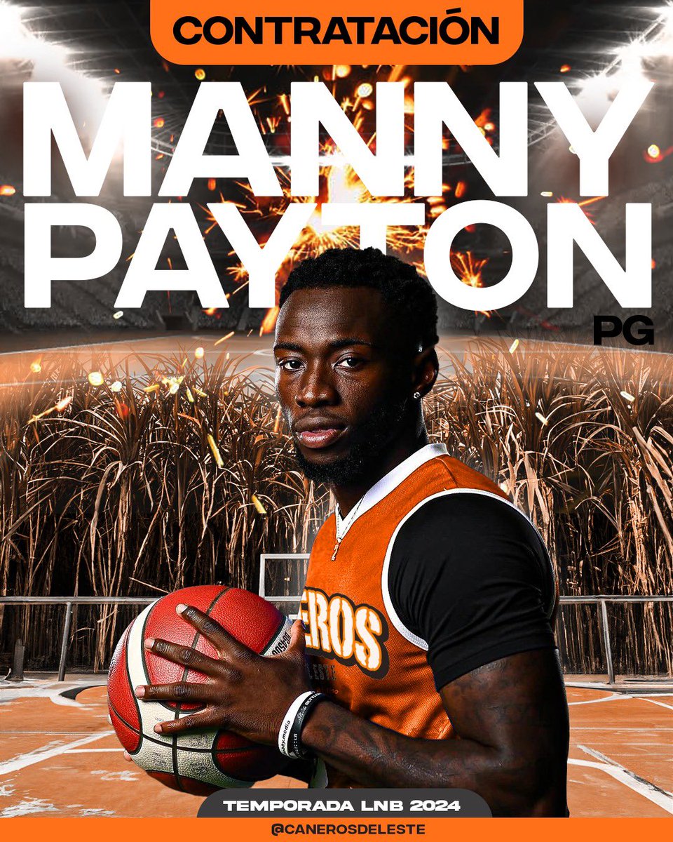 Anunciamos la contratación del PG Manny Payton 🔥🔥🙌🏽. Payton es un armador zurdo con 6’0 de estatura que puede fungir en el rol de escolta y cuenta con muchas habilidades y puede aportar al equipo en los dos lados de la cancha. 

#ConToLoPower 🏀