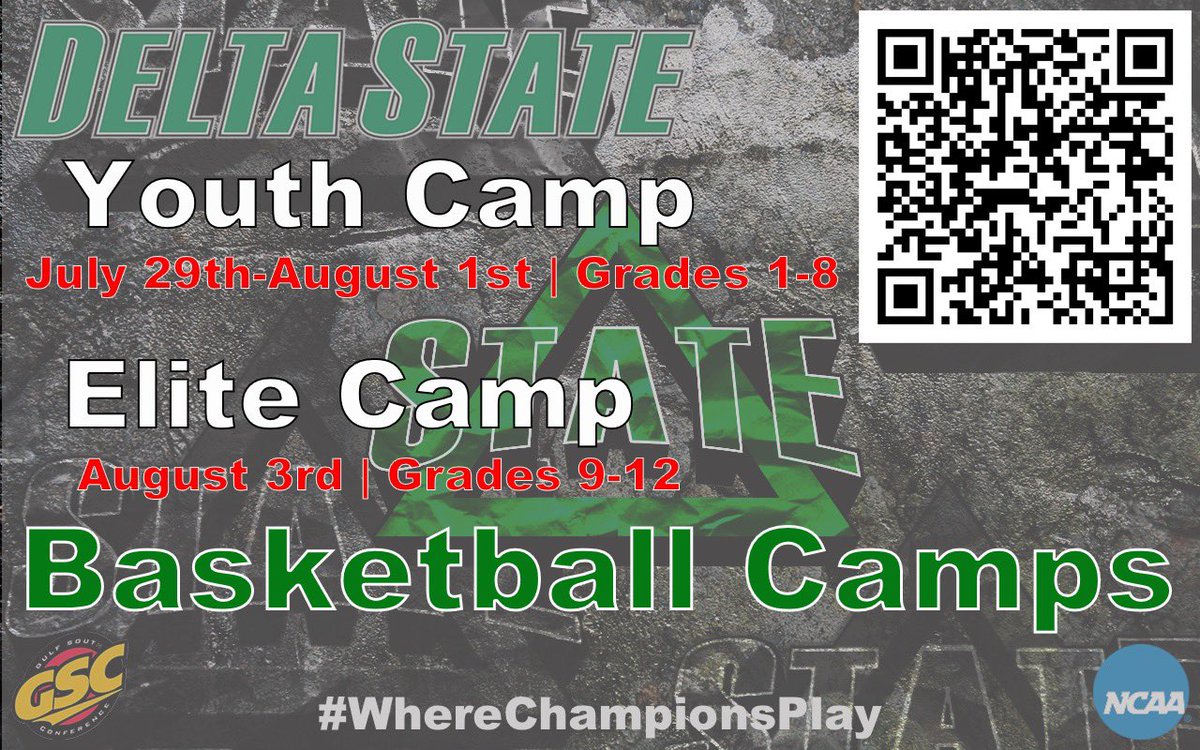 Delta State Basketball Youth Camp &amp; Elite Camp will be here before you know it… Go online to register today!!! <a href="/DeltaStateMBB/">Statesmen Basketball</a> #FamilyFirst