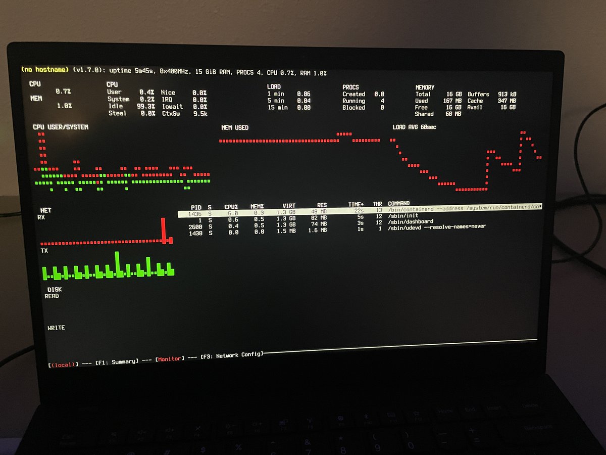 SideroLabs's tweet photo. Talos in Maintenance mode runs 4 processes

When was the last time ANYTHING ran only 4 processes? https://t.co/3jOTeekWee