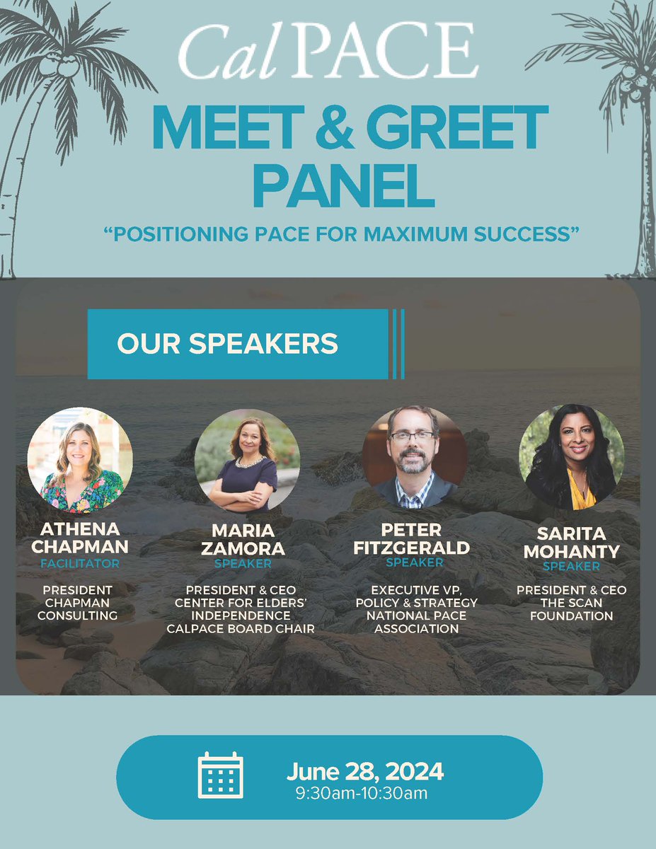 CalPACE (@calpace_org) on Twitter photo 🎉 Excited to announce our panel session at the #CalPACE Meet & Greet event: “Positioning PACE for Maximum Success.”
This dynamic panel will dive into innovative strategies and insights to elevate PACE to new heights.
Join us! 🙌 #CalPACEMandG24 <a href="/cei_hq/">Center for Elders' Independence</a> <a href="/TweetNPA/">National PACE Assn</a> <a href="/TheSCANFndtn/">The SCAN Foundation</a> 🎉 Excited to announce our panel session at the #CalPACE Meet & Greet event: “Positioning PACE for Maximum Success.”
This dynamic panel will dive into innovative strategies and insights to elevate PACE to new heights.
Join us! 🙌 #CalPACEMandG24 <a href="/cei_hq/">Center for Elders' Independence</a> <a href="/TweetNPA/">National PACE Assn</a> <a href="/TheSCANFndtn/">The SCAN Foundation</a>