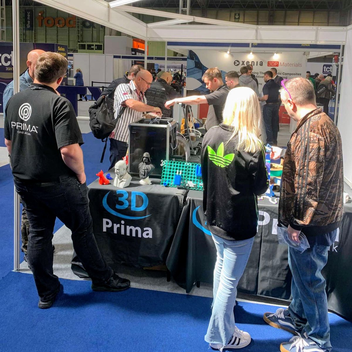 3DPrima's tweet photo. We're having a great time as always here at @TCT3Sixty, together with our partners @Creality3dP! 😊 

#3DPrima #TCT3Sixty #TradeShow #3DPrinting #3DPrinter #3DScanning #3DScanner #AdditiveManufacturing #Creality #3D #Birmingham https://t.co/DUIZsVJcab