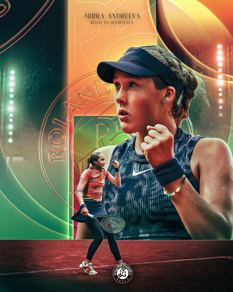 WTATPcoverage's tweet photo. And when everyone expect Rybakina - Sabalenka in semifinals… Tennis did it again❤️…

Maiden Grand Slam Semifinal for 🇷🇺Andreeva &amp; Paolini🇮🇹

#RolandGarros https://t.co/9xFxQZaz3R