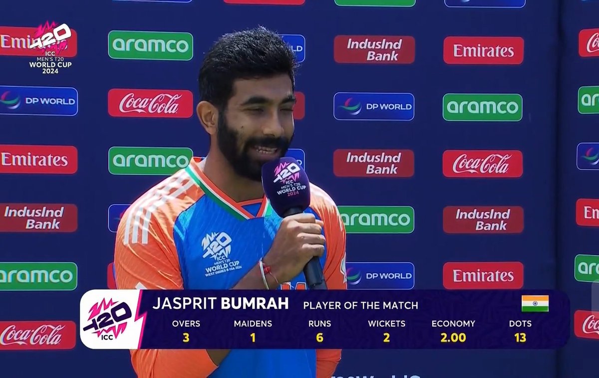 LoyalSachinFan's tweet photo. Jasprit Bumrah deserves everything in this world. https://t.co/3koQlck3w4