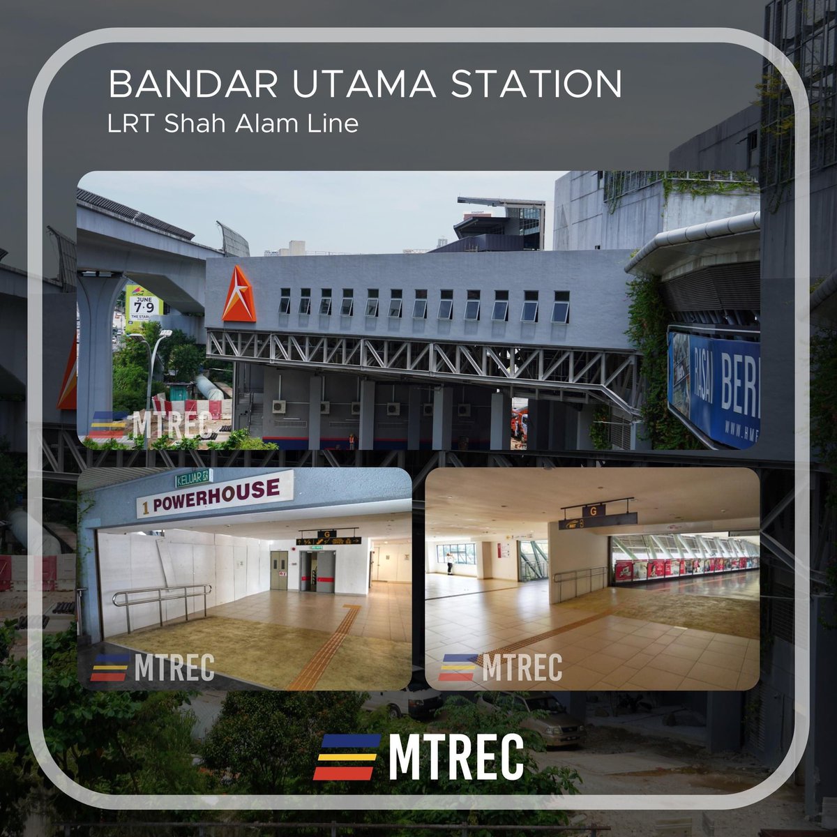 mtrec_official's tweet photo. The paid-to-paid link bridge will provide a comfortable and seamless transfer for passengers travelling between LRT Shah Alam Line and MRT Kajang Line without the need to tap-in and tap-out when interchanging. https://t.co/nBGneFCMAr