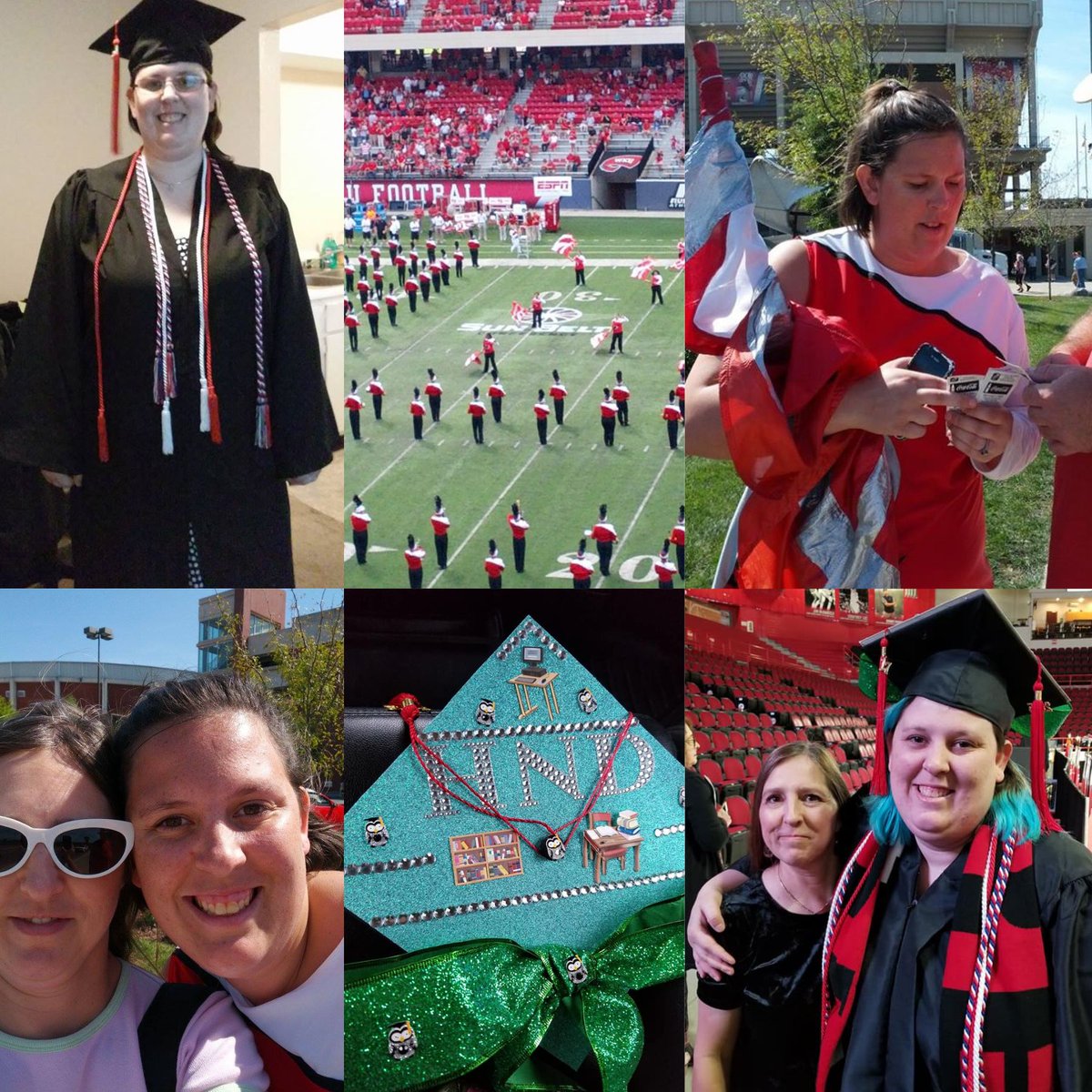 HeatherNDowell's tweet photo. Today is #highereducationday, so I thought I'd share a few pictures of my college days at #westernkentuckyuniversity and my thoughts on college in general. https://t.co/cNgRxyrJV5 https://t.co/B4RbDihKBT
