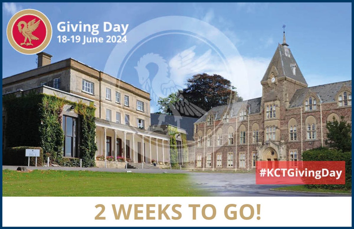 KING’S INAUGURAL GIVING DAY – JUST UNDER TWO WEEKS TO GO! 
Every pound you donate, up to a maximum of £20,000, will be matched, doubling your impact on enhancing our pupils' lives now and in the future. 
#KCTGivingDay #CommunitySpirit
givingday.kings-taunton.co.uk/coming-soon/