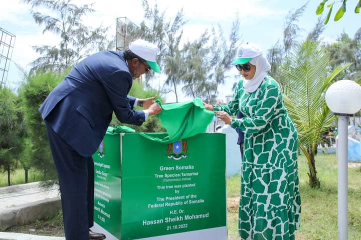 KhadijaMakhzumi's tweet photo. Hambalyo maalinta deegaanka Adduunka oo maanta dalkeenna oo idili si weyn looga xusay, taasi oo muujineysa sida wacyiga iyo dareenka dadkeenna ee ku aadan ilaalinta deegaanka, ka hortagga nabaad guurka iyo xaalufinta deegaanka.

Waxaan bogaadinayaa go'aanka dowladda Puntland ee mamnuucidda isticmaalka iyo soo dhoofinta Bacaha, kuwaas oo halis ku ah deegaanka, wax soosaarka iyo nolosha xoolaha intaba.

Sidoo kale waxaan ammaanayaa mowqifka cad ee dowladda Galmudug ay ka qaadatay maalinta ka hortagga xaalufinta iyo jarista dhirta.

Waxaa bogaadin mudan dowladaha kale ee xubnaha ka ah dowladda fedaraalka ee  xusay maalinta deegaanka ololaha beerista dhirta, taas oo qeyb ka ah Siyaasadda madaxweynaha dalka ee " Soomaaliyada Cagaaran".
