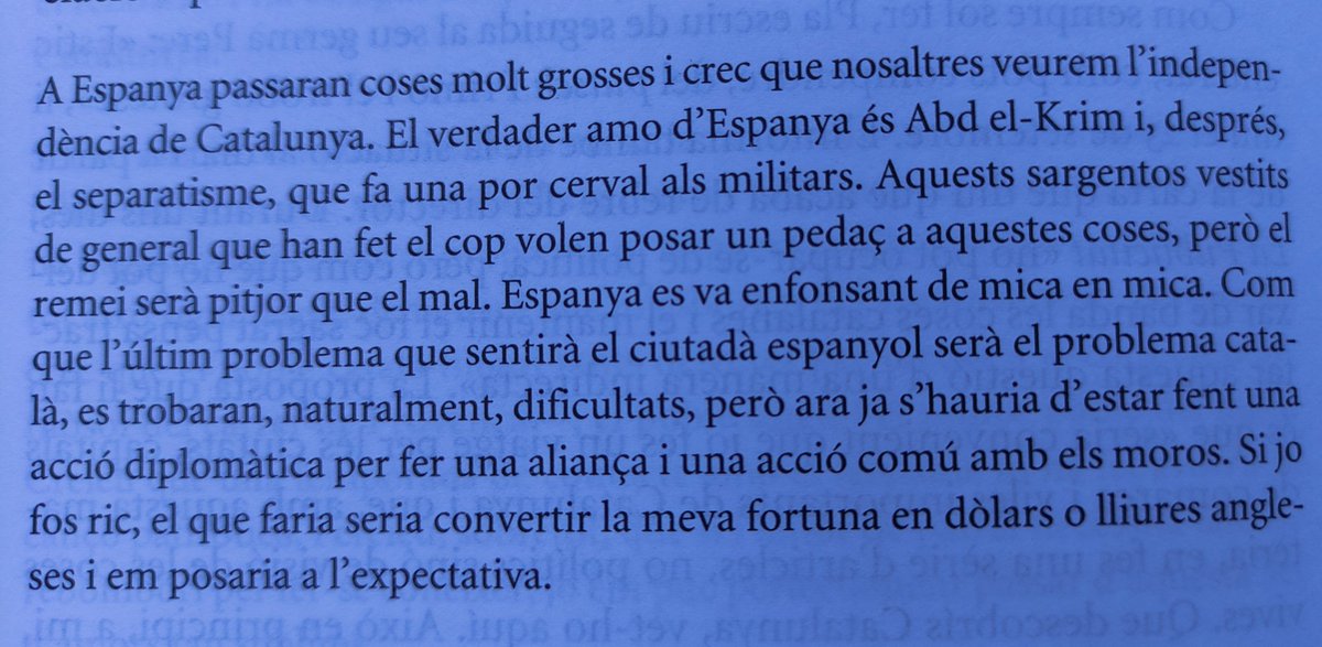 xquerriera's tweet photo. El 23 de setembre de 1923, en Josep Pla diu al seu germà que ho tenen a tocar! Després de 101 anys continuem igual.... (text extret de "Un cor furtiu" de Xavier Pla) https://t.co/TZYzHM6cQr